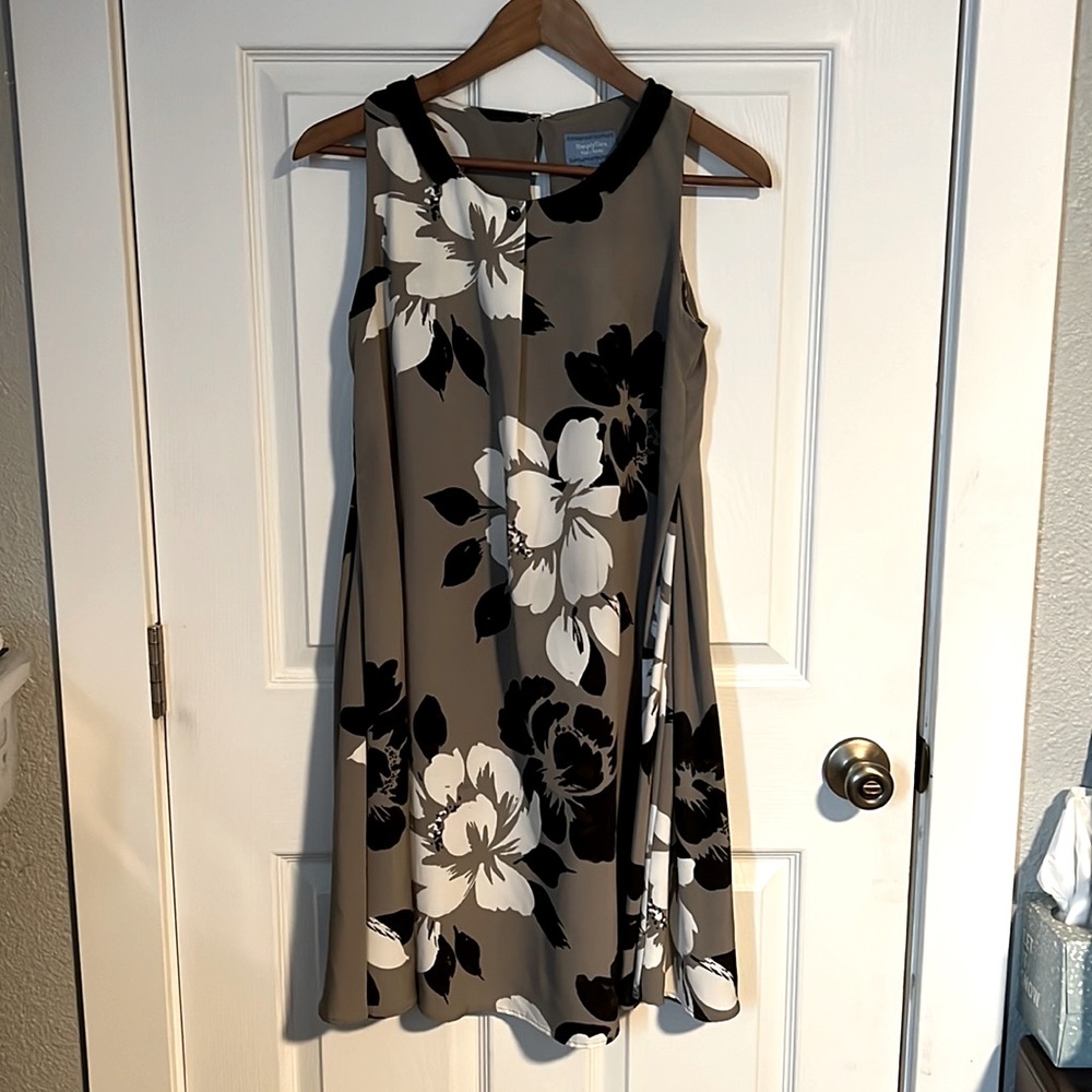 Grey and Black Simply Vera Dress